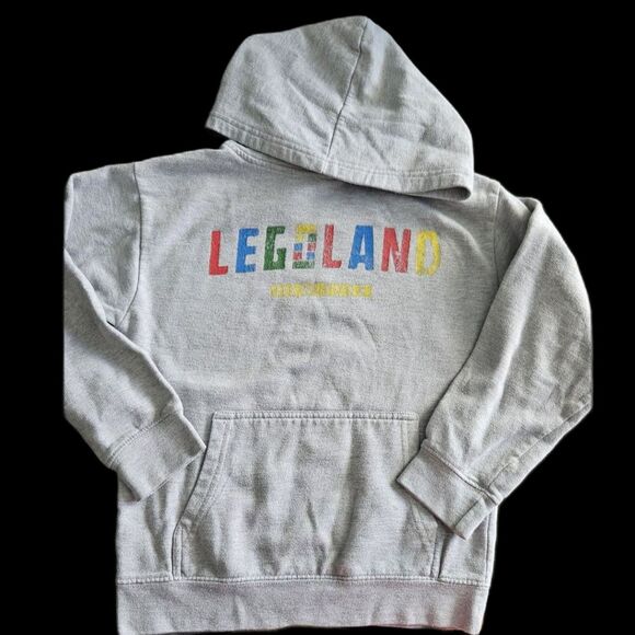 Youth Medium LegoLand Gray Hoodie Sweatshirt - Picture 1 of 3
